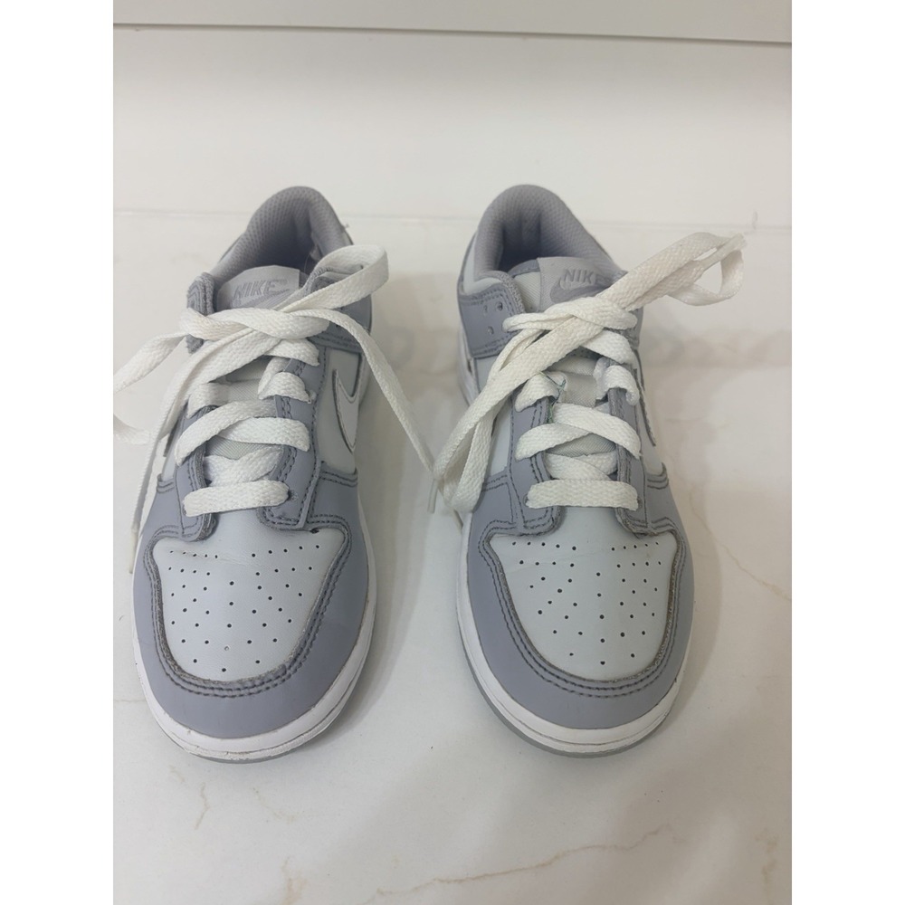 Nike Dunk Low Shoes Grey White 1Y
